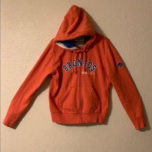 Boise State Broncos embroidered Zip up hoodie